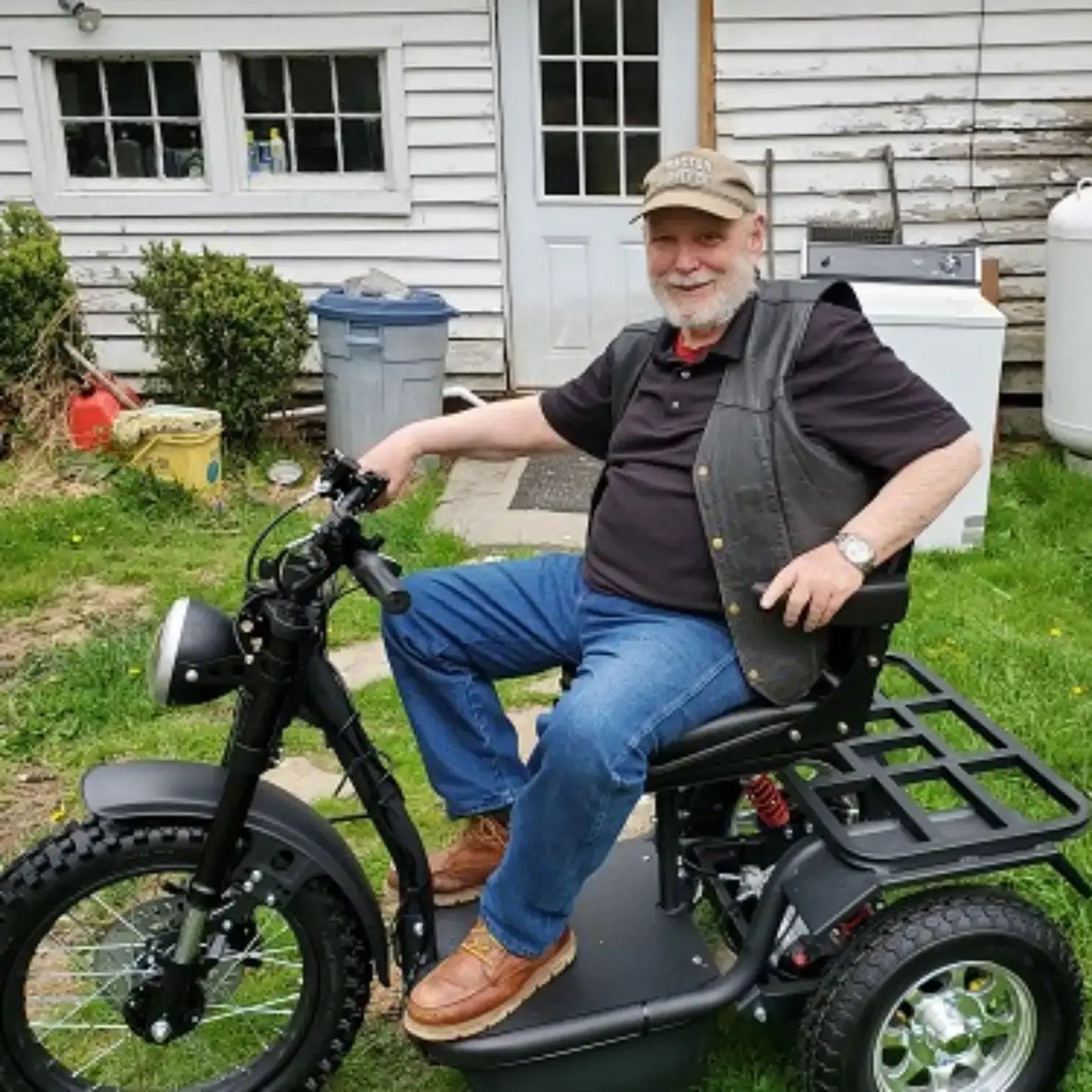 MotoTec Electric Trike 60v 1800w Black