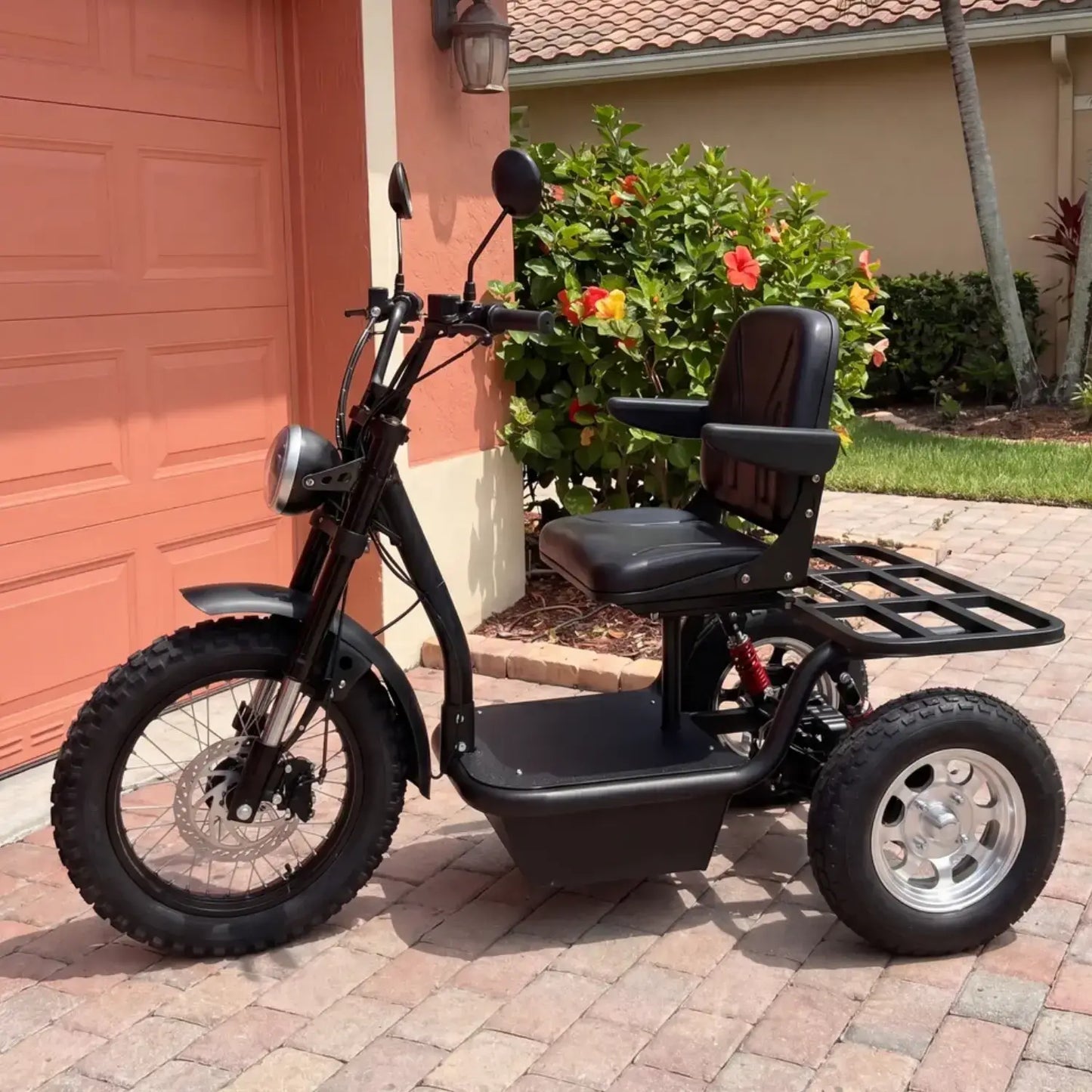 MotoTec Electric Trike 60v 1800w Black