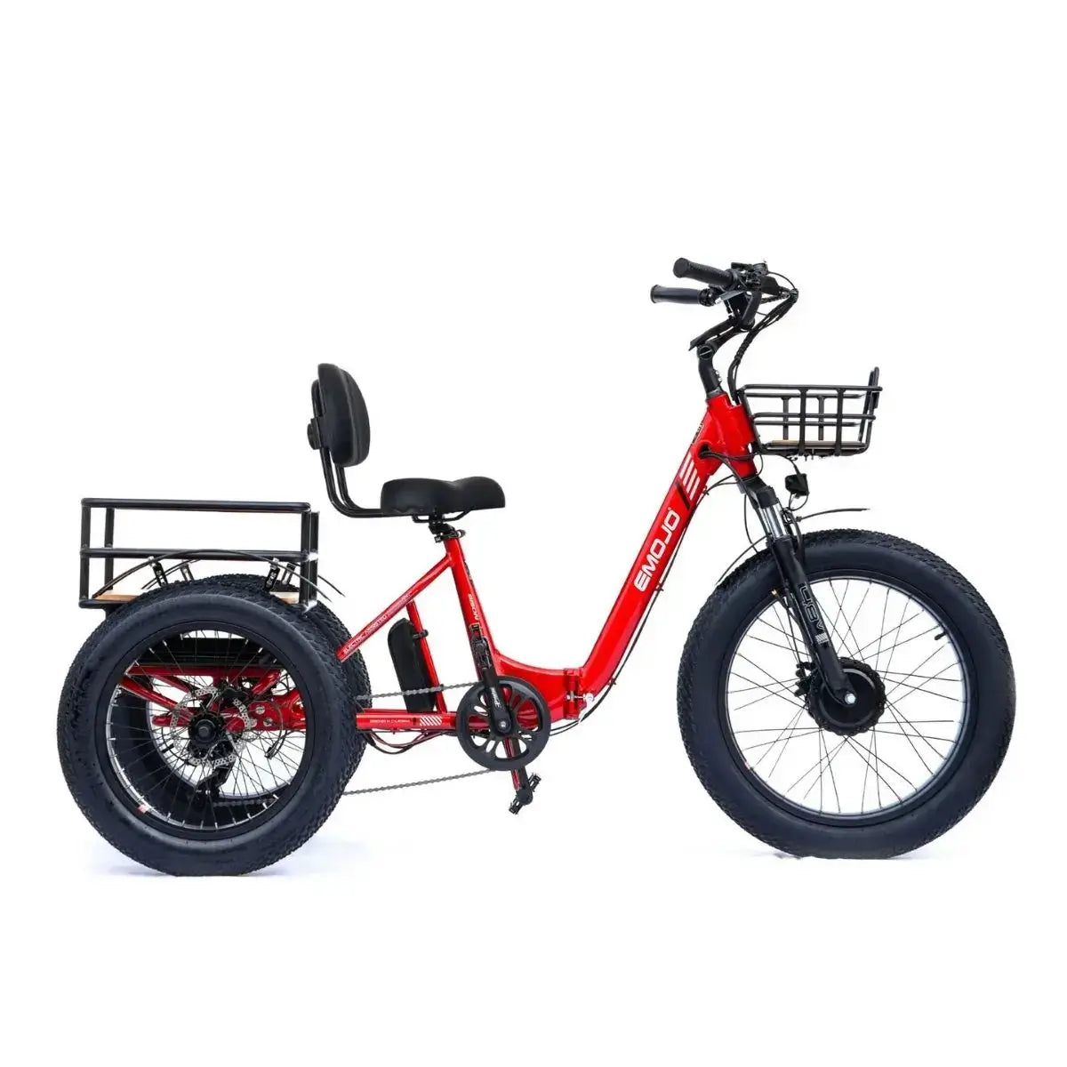 Emojo Bison Pro electric trike angled front view