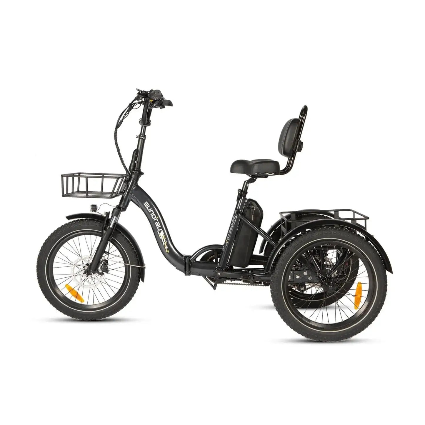 Eunorau One Trike 2.0 electric tricycle handlebar view
