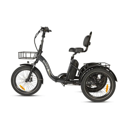 Eunorau One Trike 2.0 electric tricycle handlebar view