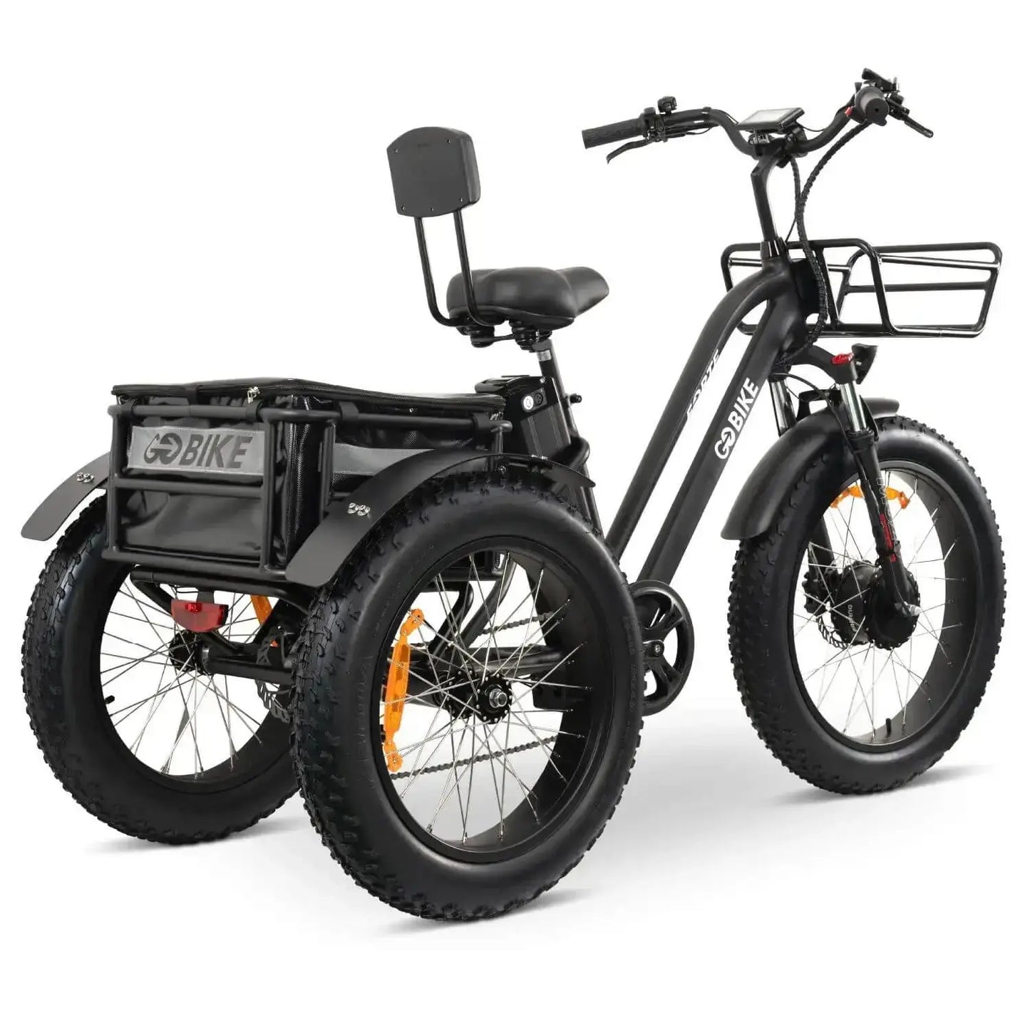GoBike Forte electric tricycle handlebar and display
