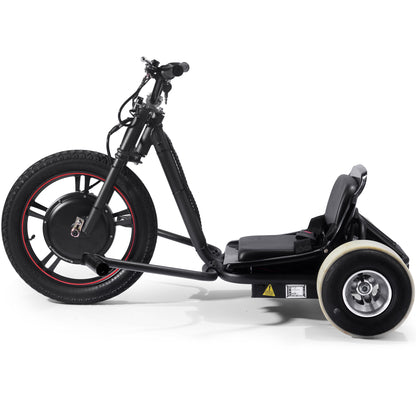 MotoTec Drifter 48v 800w Electric Trike Lithium - View 6