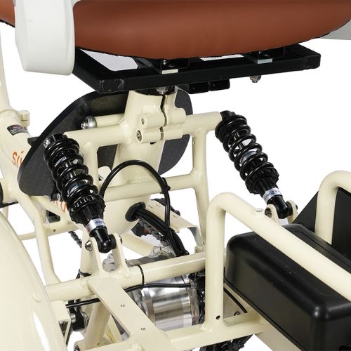 Simple Glide Dual 750W electric scooter angled front view