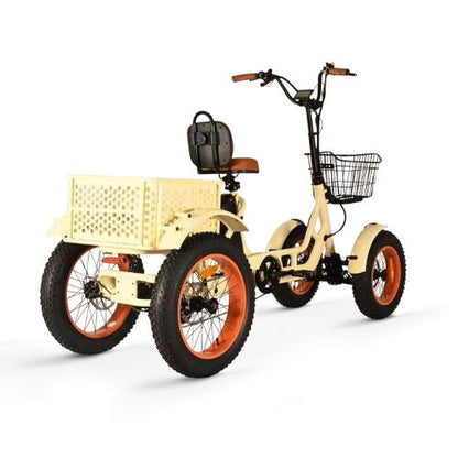 sixthreezero ANYterrain 4-wheel electric bike handlebar cockpit